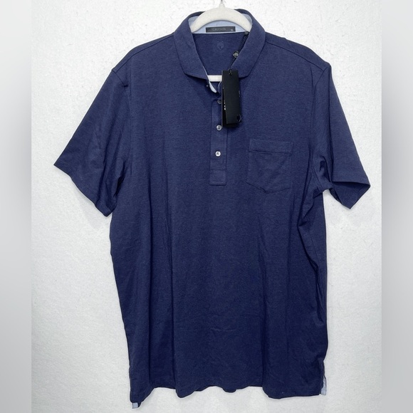 Greyson Apache II Short Sleeve Polo Shirt Maltese Blue NWT Size XL - Picture 1 of 7
